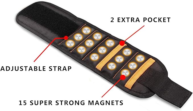 Brazalete Magnético para Herramientas – Tu Mano Extra en Cada Proyecto