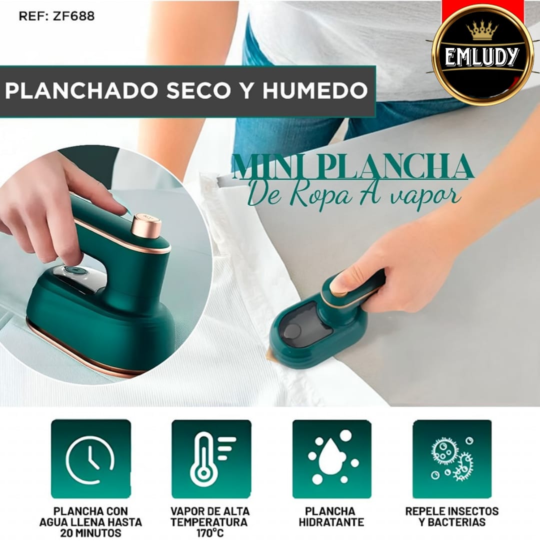 MINI PLANCHA A VAPOR PORTATIL