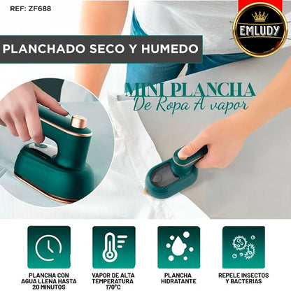 MINI PLANCHA A VAPOR PORTATIL