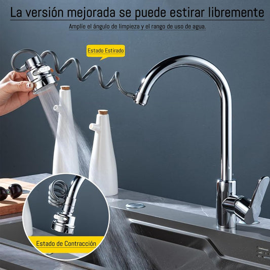 Versión Mejorada - Extensor Universal Ajustable de Canilla