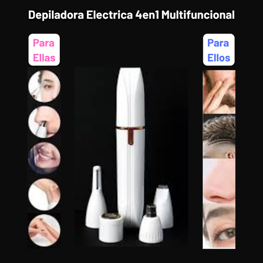Depiladora Electrica 4en1 Multifuncional