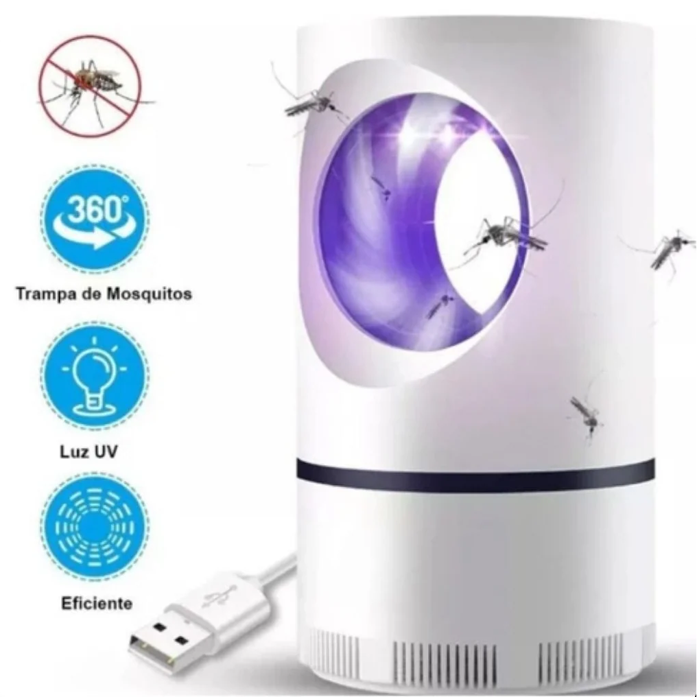 ATRAPA MOSQUITOS CON TURBINA SUCCION